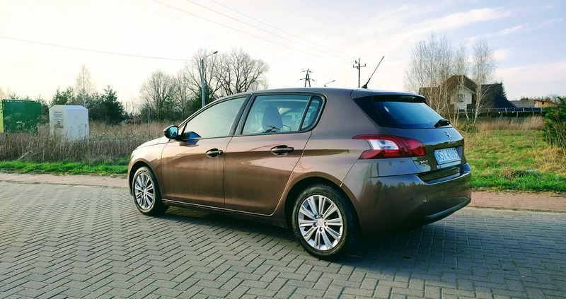 Peugeot 308 cena 31500 przebieg: 133000, rok produkcji 2014 z Solec Kujawski małe 79